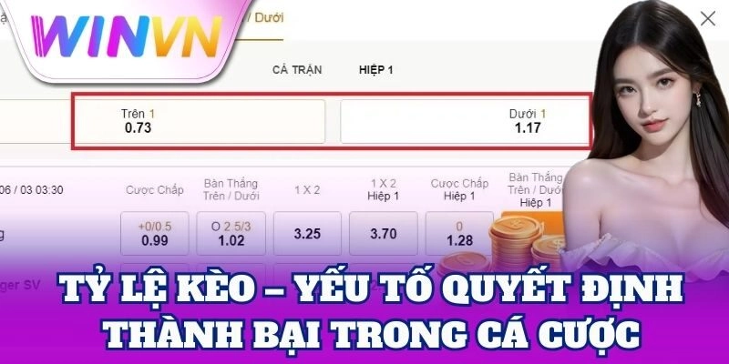Tỷ Lệ Kèo WinVN Chuẩn Xác – Bí Quyết Thắng Lớn Mỗi Ngày 1 Tỷ Lệ Kèo – Yếu tố quyết định thành bại trong cá cược